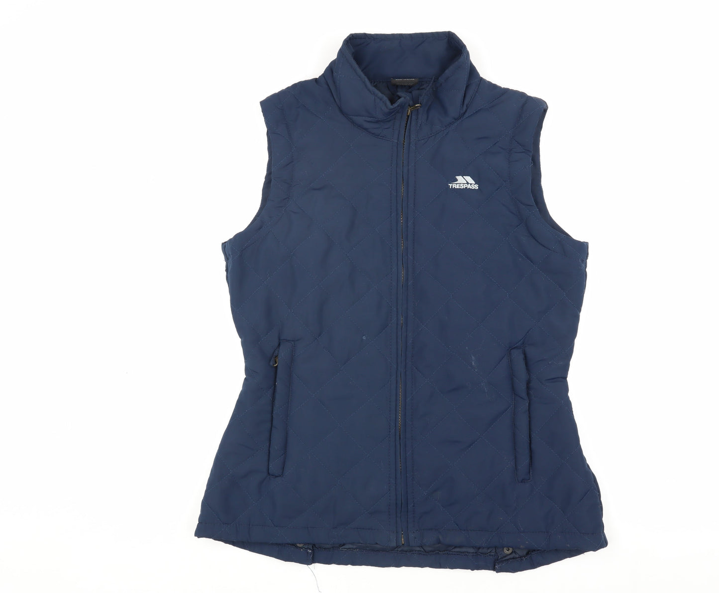 Mens UK Size M Trespass Blue Quilted Coat