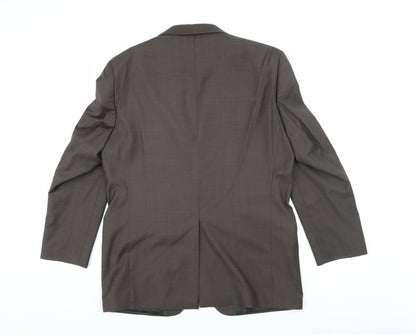 Mens UK Size 40 Daniel Hechter Regular Brown Suit Jacket