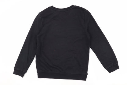 Marvel Boys Black Panther Sweatshirt, Black, 9-10 Years, Pullover