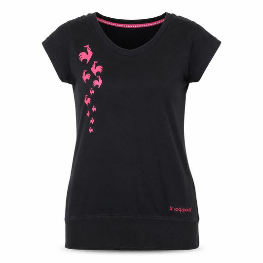 Le Coq Sportif Women’s Black T-Shirt Size 12