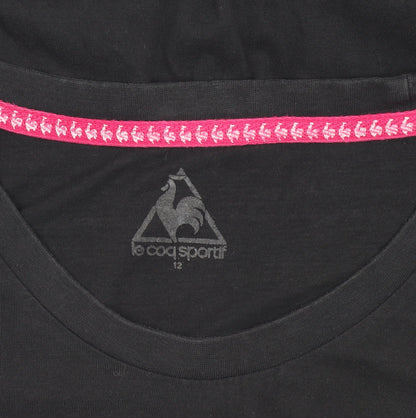 Le Coq Sportif Women’s Black T-Shirt Size 12