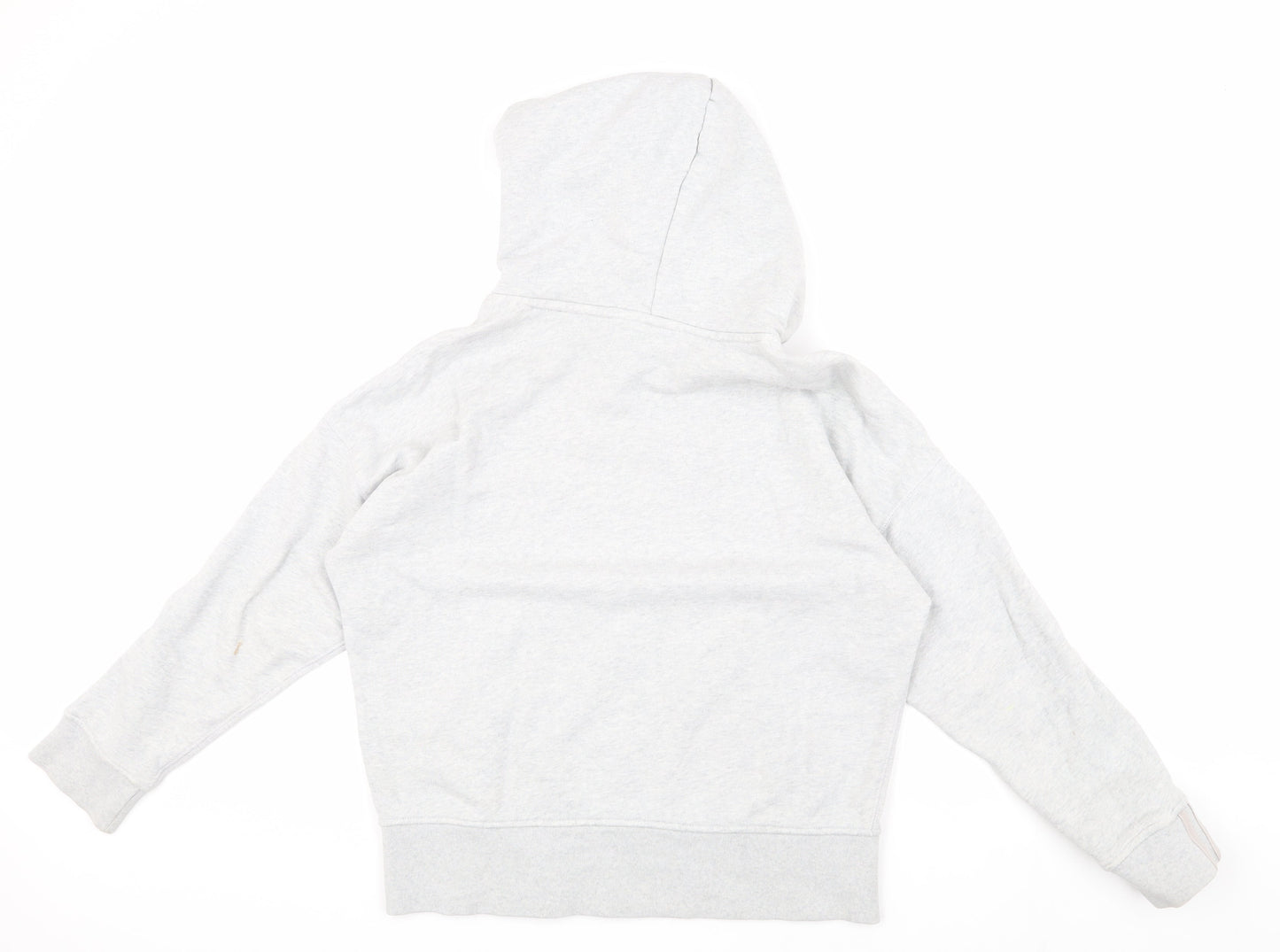 Adidas Womens Grey Pullover Hoodie XS Logo Casual