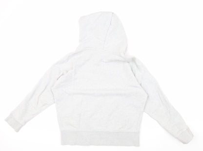 Adidas Womens Grey Pullover Hoodie XS Logo Casual