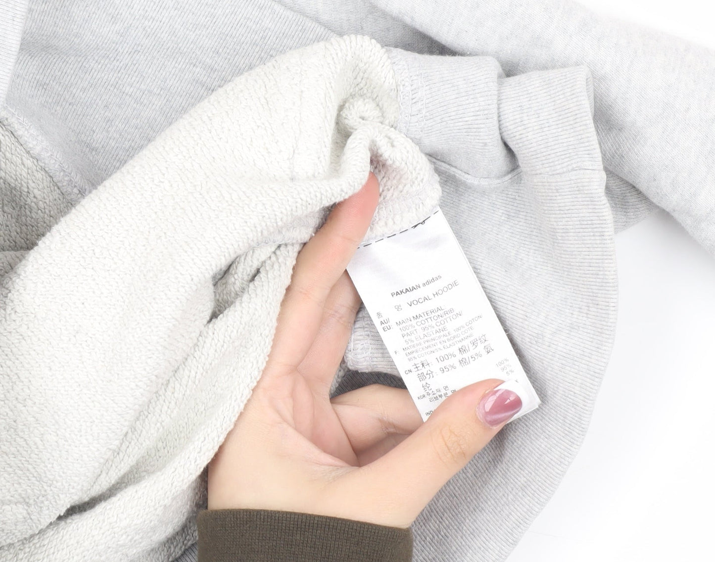 Adidas Womens Grey Pullover Hoodie XS Logo Casual