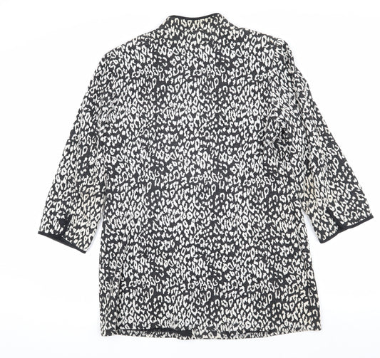 Womens UK Size 12 Viyella Black Basic Jacket