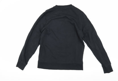 Mens UK Size S JACK & JONES Black Pullover Sweatshirt