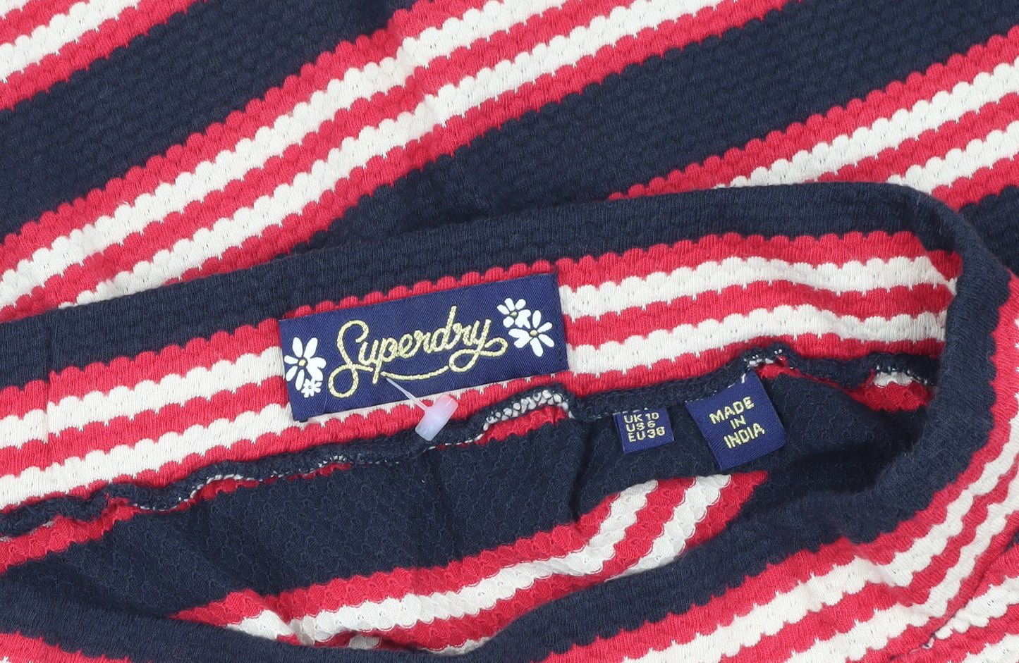 Womens UK Size 10 Superdry A-Line Knit Skirt
