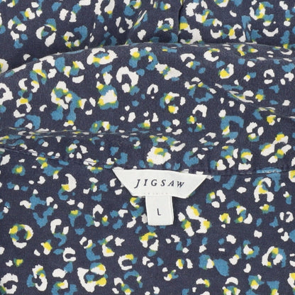 Jigsaw Women's Multicoloured Pyjama Top L, Chemise Style