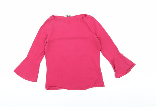 Womens UK Size XS Hobbs Pink  Blouse