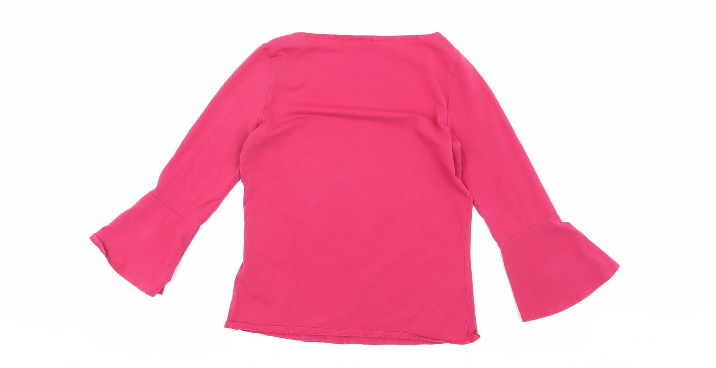 Womens UK Size XS Hobbs Pink  Blouse