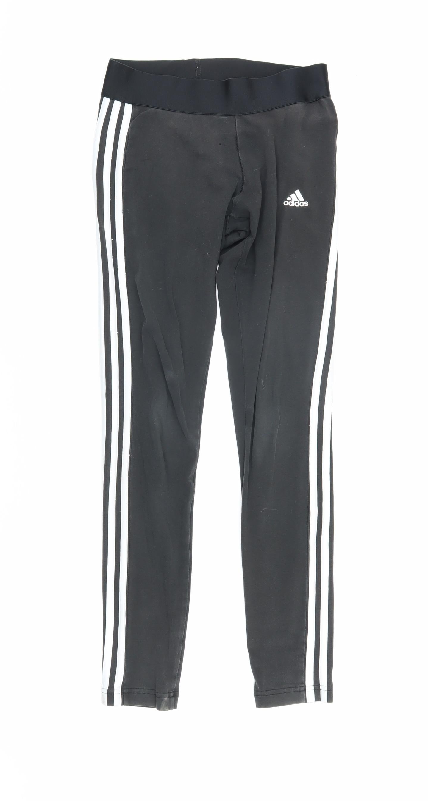 Adidas Women's Black Track Pants, Size S, Gym Activewear