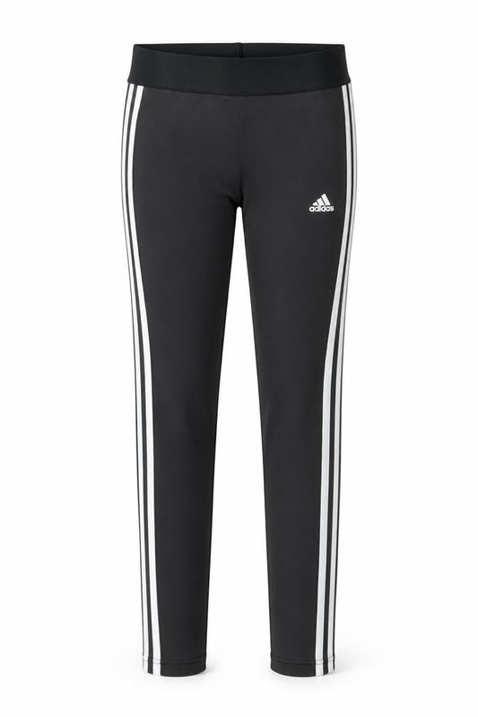 Front view of Adidas Women's Black Track Pants, size S, Gym Activewear