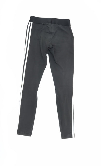 Adidas Women's Black Track Pants, Size S, Gym Activewear