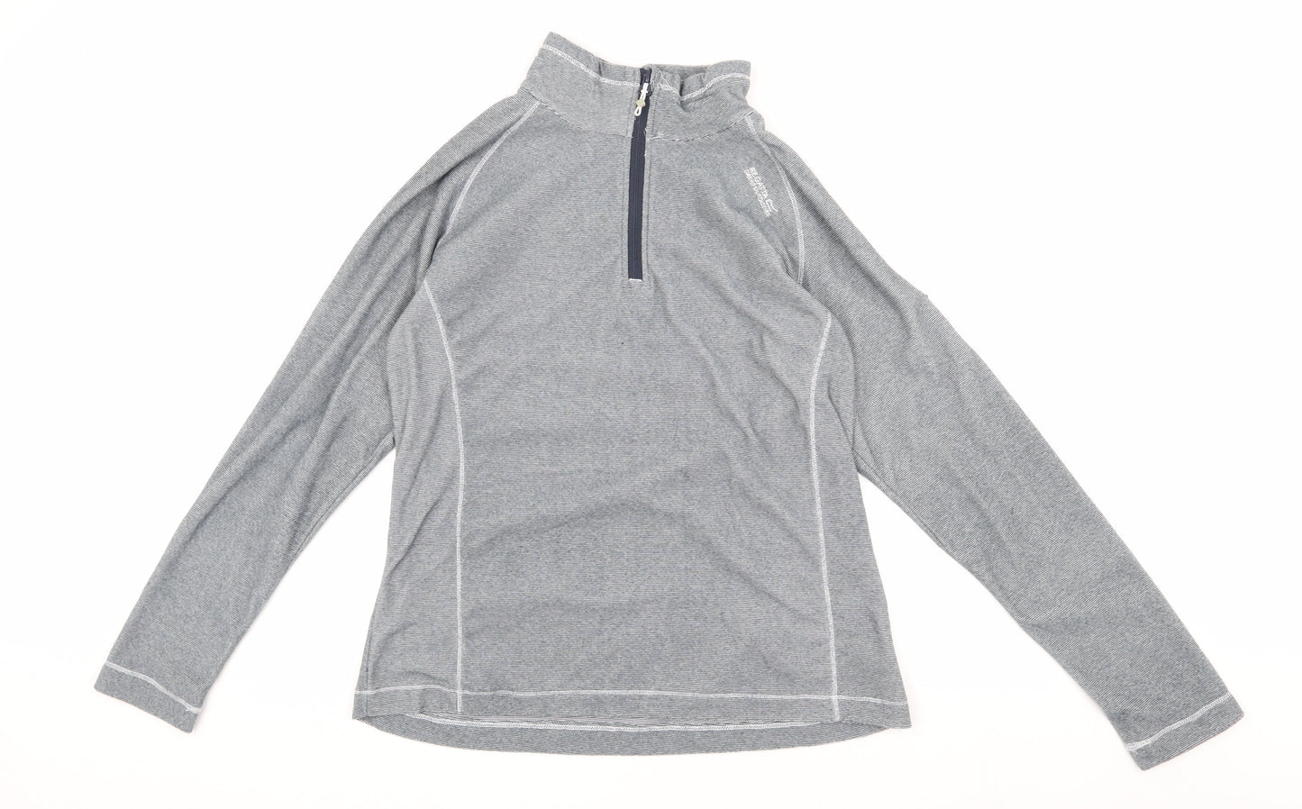 Womens UK Size 14 Regatta Grey Henley Sweatshirt