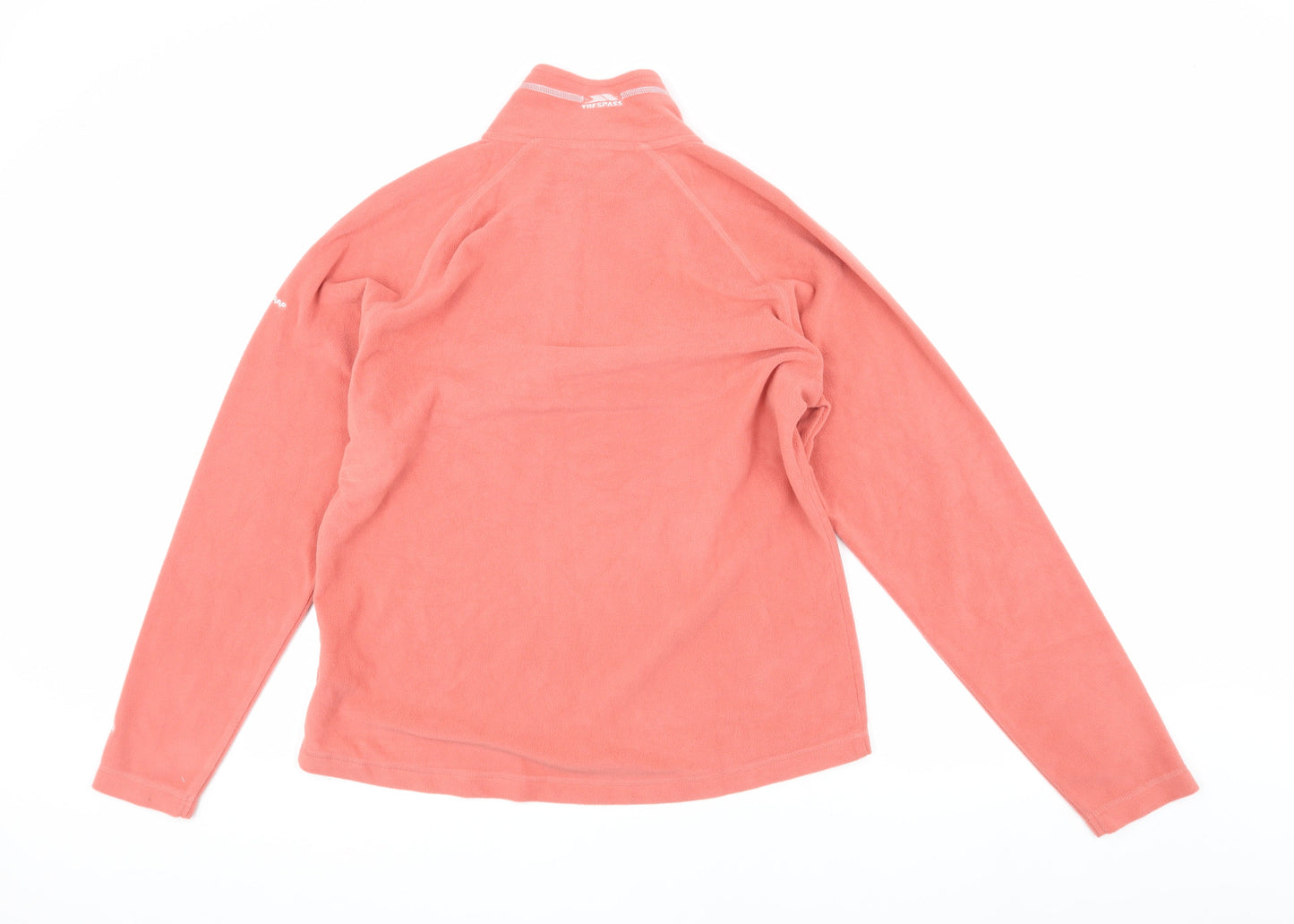 Trespass Pink Unisex XL Fleece Sweatshirt 1/2 Zip