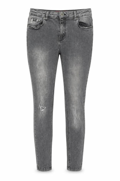 Womens UK Size L Superdry Slim Fit Skinny Grey Jeans