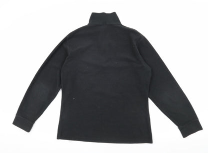 Trespass Men's Black Fleece 1/4 Zip Sweatshirt M