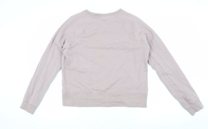 DKNY Women's Beige Logo Sweatshirt Size S