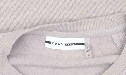 DKNY Women's Beige Logo Sweatshirt Size S