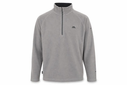 Mens UK Size L Trespass Grey 1/4 Zip Sweatshirt