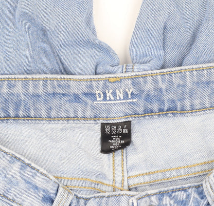DKNY Women's Blue Boyfriend Jeans Size 4 Distressed