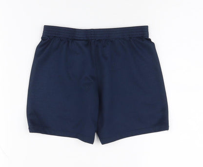 Nike Boys Blue Athletic Football Shorts, Size 6-7 Years