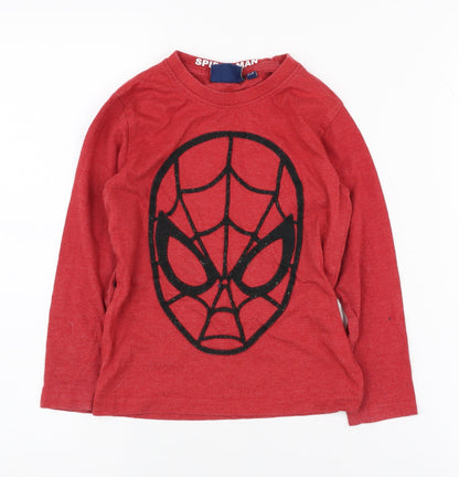 Rock 'N' Roll Pirates Boys Spider-Man Red T-Shirt 5-6 Years