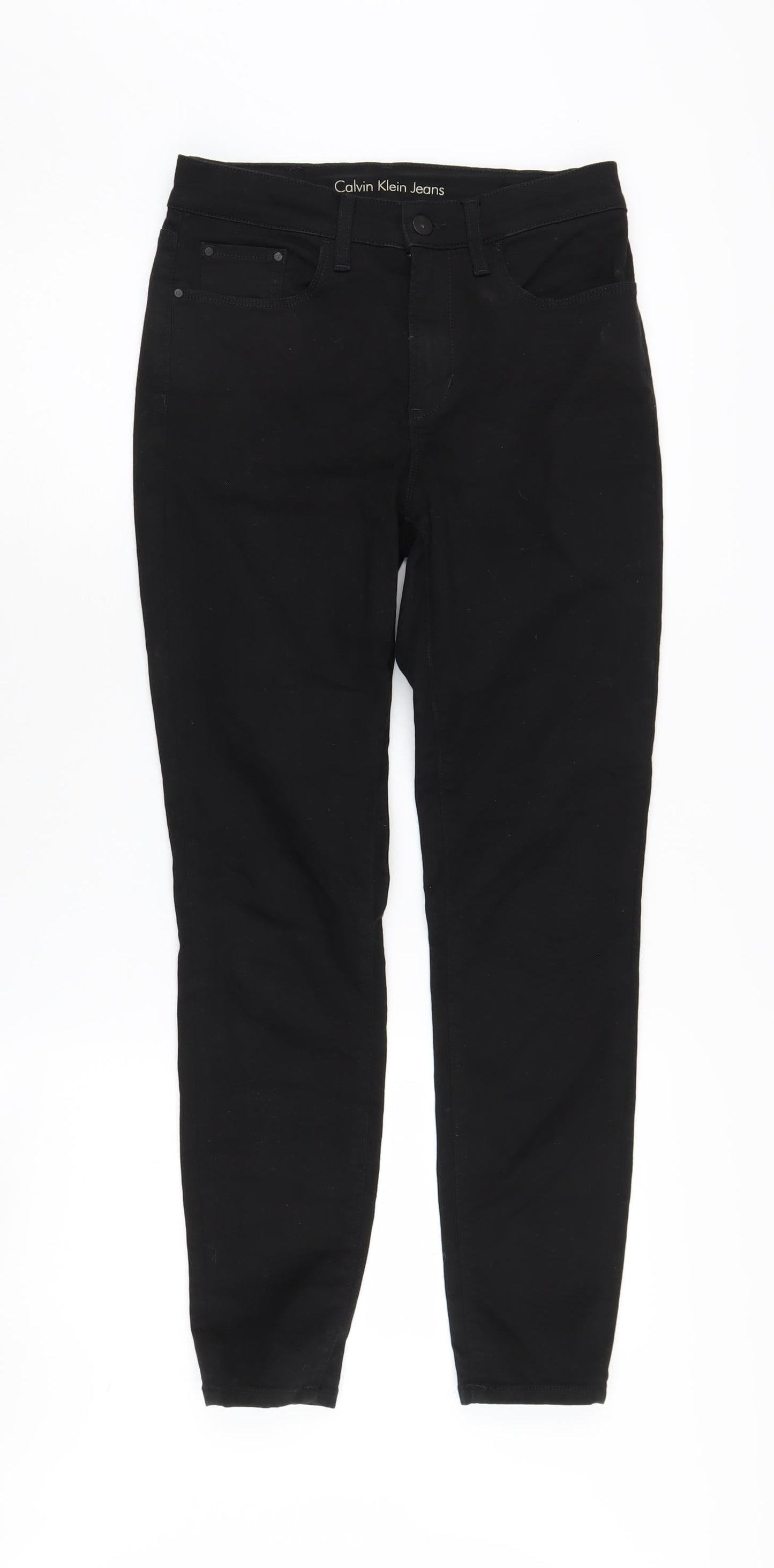 Calvin Klein Women's Black Skinny Jeans, Size 10