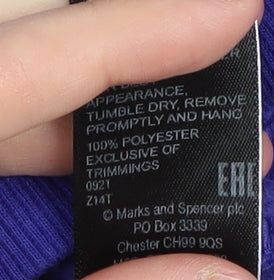 Womens UK Size 8 Marks and Spencer Blue Pullover Sweatshirt