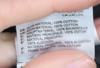 Adidas Men's Black Camouflage Logo T-Shirt Size M