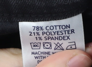 U.S. Polo Assn. Men's Black Slim Tapered Jeans 32