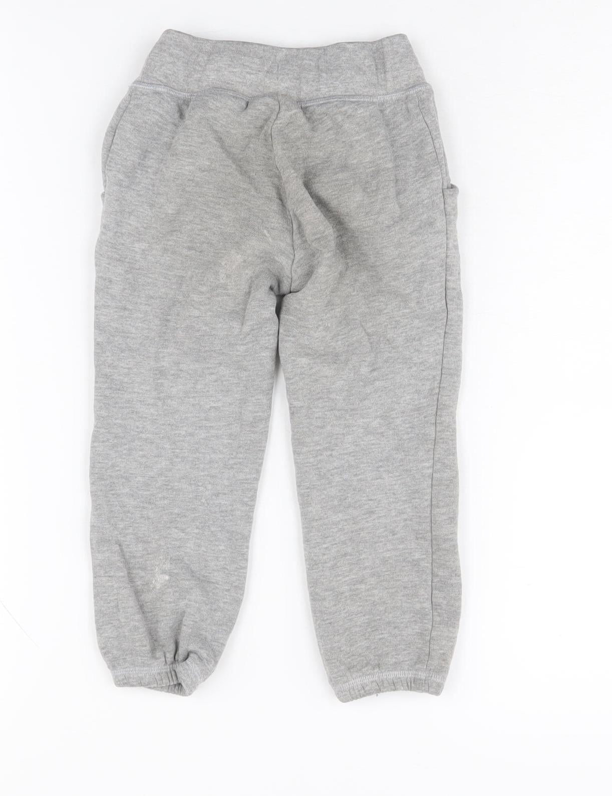 Nike Boys Grey Jogger Trousers XS Cotton Blend