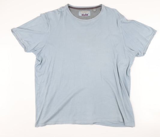 Ted Baker Men's Blue Regular Crew Neck T-Shirt Size 6