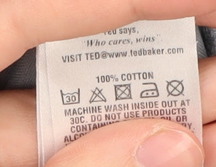 Ted Baker Men's Blue Regular Crew Neck T-Shirt Size 6