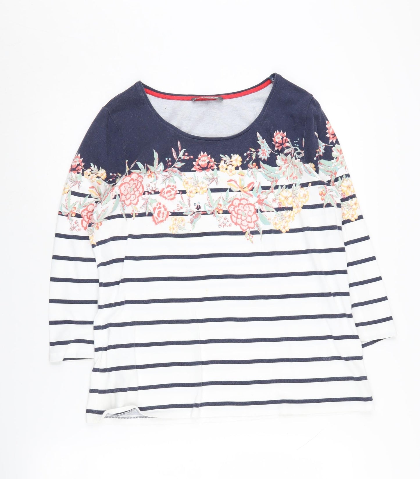 Laura Ashley Women's Multicoloured 3/4 Sleeve T-Shirt