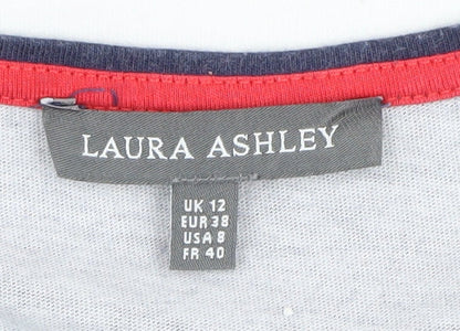 Laura Ashley Women's Multicoloured 3/4 Sleeve T-Shirt