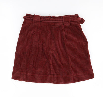 ASOS Women’s Red Corduroy Mini Skirt Size 8