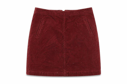 Womens UK Size 10 Oasis Straight & Pencil Corduroy Skirt