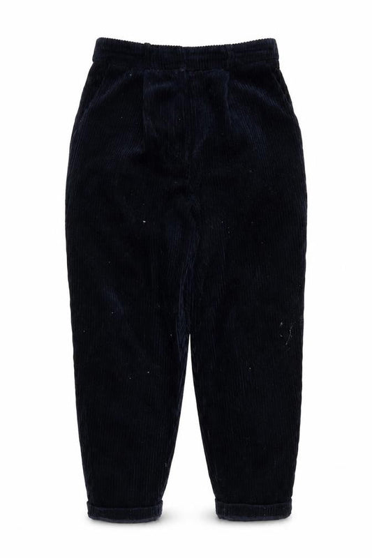 Front view of ASOS Women's Black Corduroy Trousers, size 6