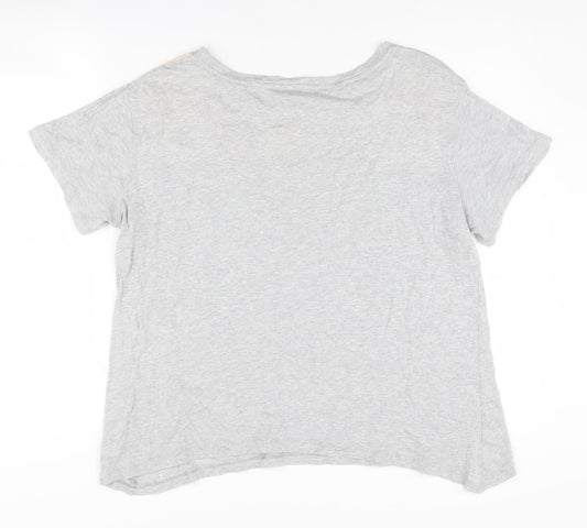 Womens UK Size 14 Marks and Spencer Grey  T-Shirt