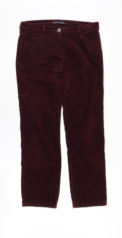Womens UK Size 10 Marks and Spencer Regular Fit Casual Multicoloured Trousers