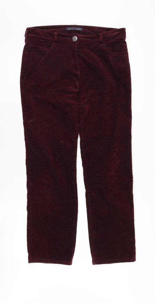 Womens UK Size 10 Marks and Spencer Regular Fit Casual Multicoloured Trousers
