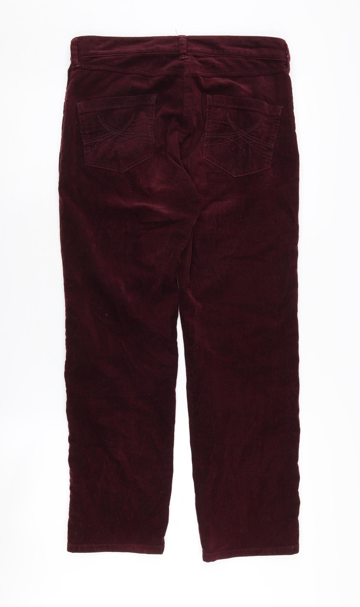 Womens UK Size 10 Marks and Spencer Regular Fit Casual Multicoloured Trousers