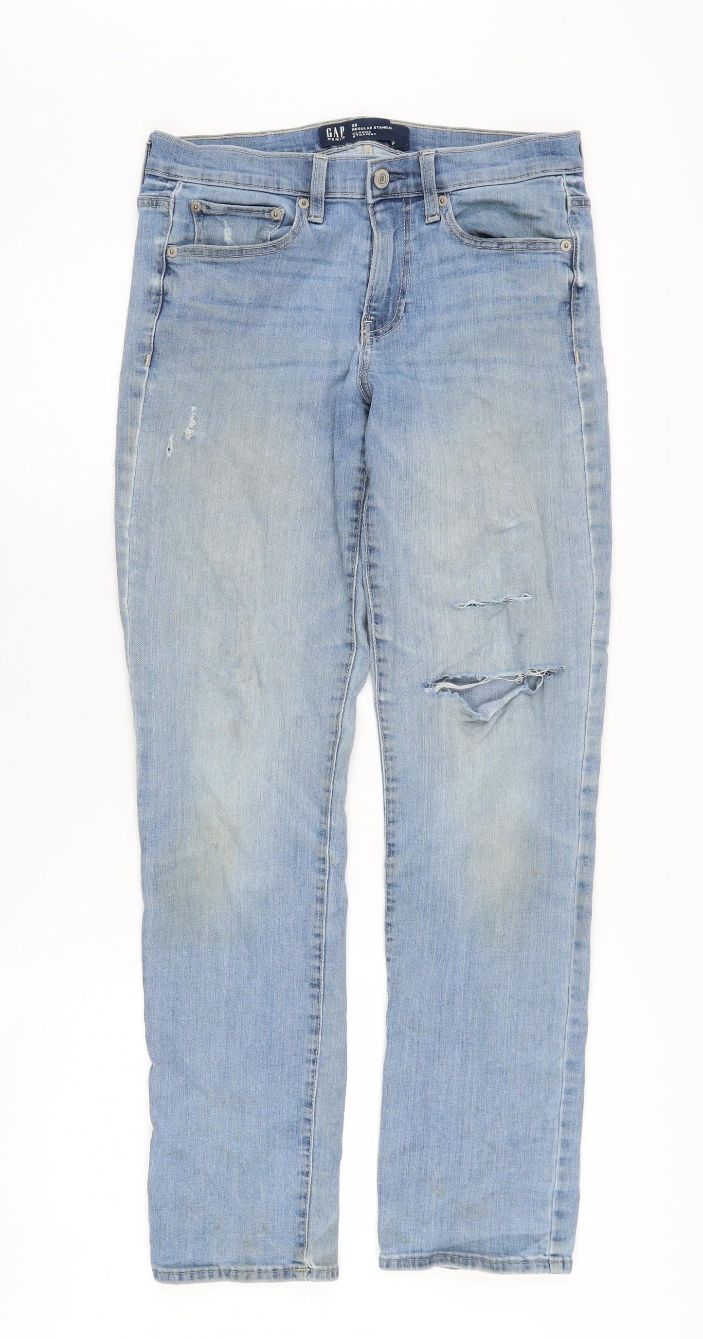 GAP Women's Blue Straight Classic Jeans Size 6