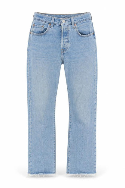 Womens UK Size 4 Levi Strauss & Co. Regular Fit Straight Blue Jeans