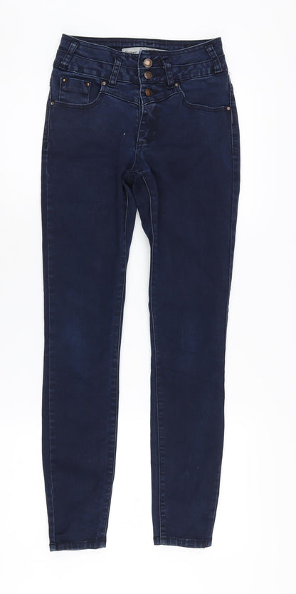 New Look Women’s Blue Skinny Jeans UK 6 Petite