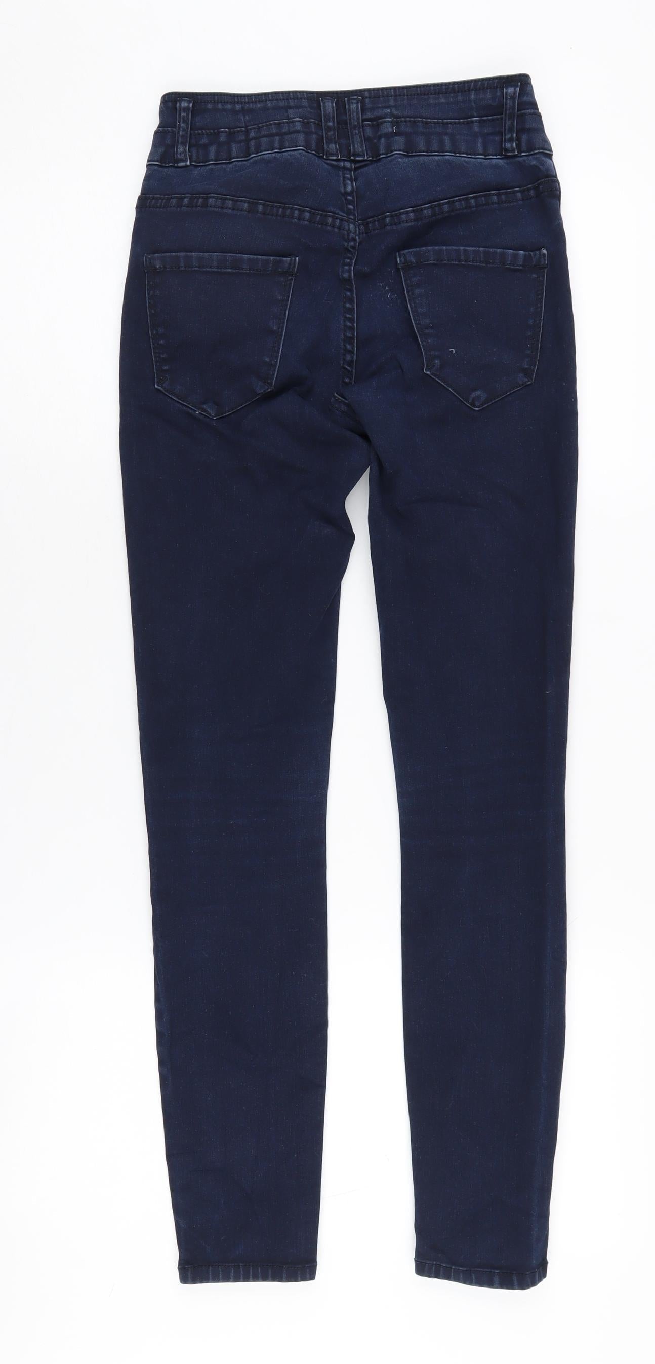 New Look Women’s Blue Skinny Jeans UK 6 Petite
