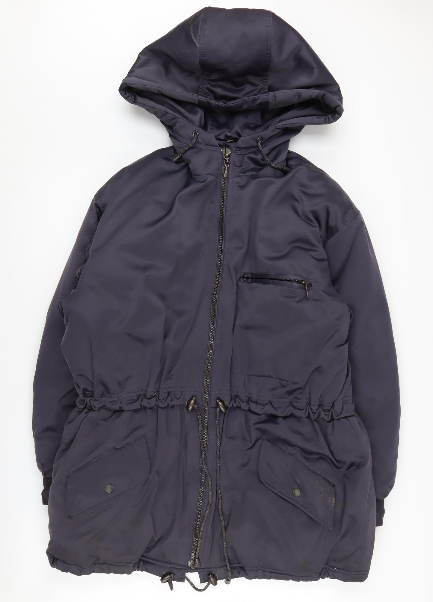 Campton Place Women's Black Parka Jacket Size S