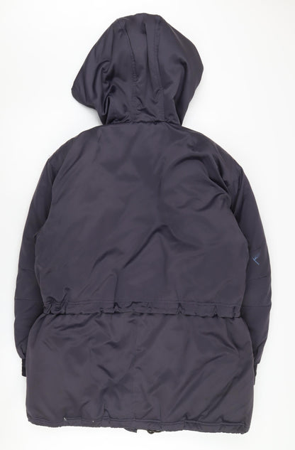 Campton Place Women's Black Parka Jacket Size S