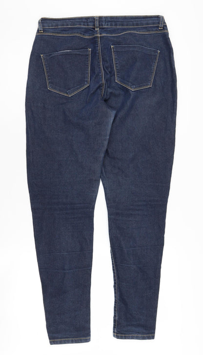 Dorothy Perkins Women's Blue Skinny Jeans Size 12